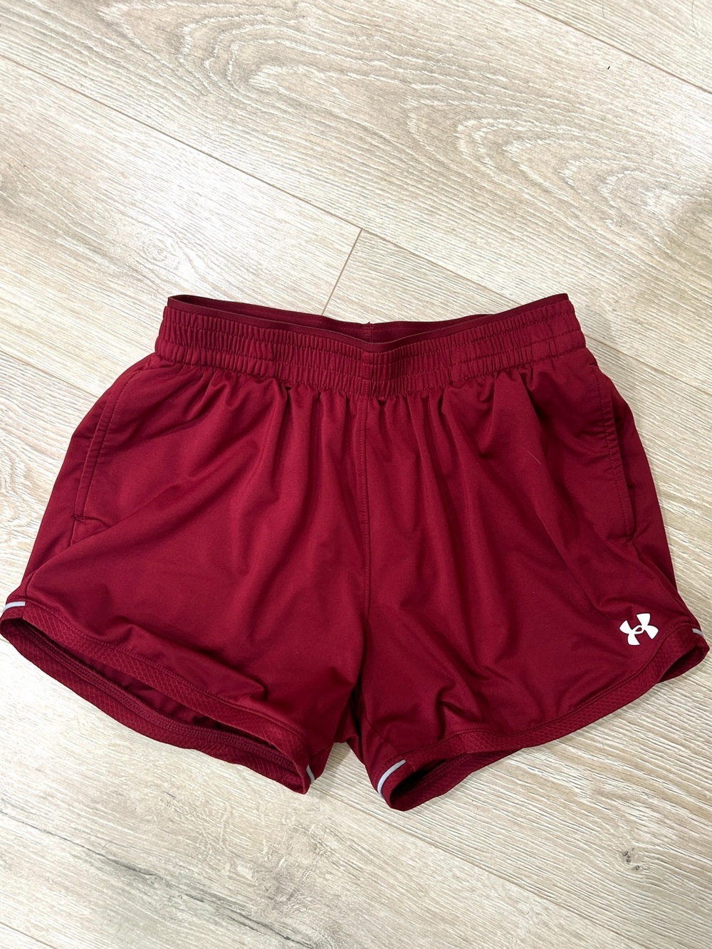 Under Armour Women's Maroon Athletic Shorts